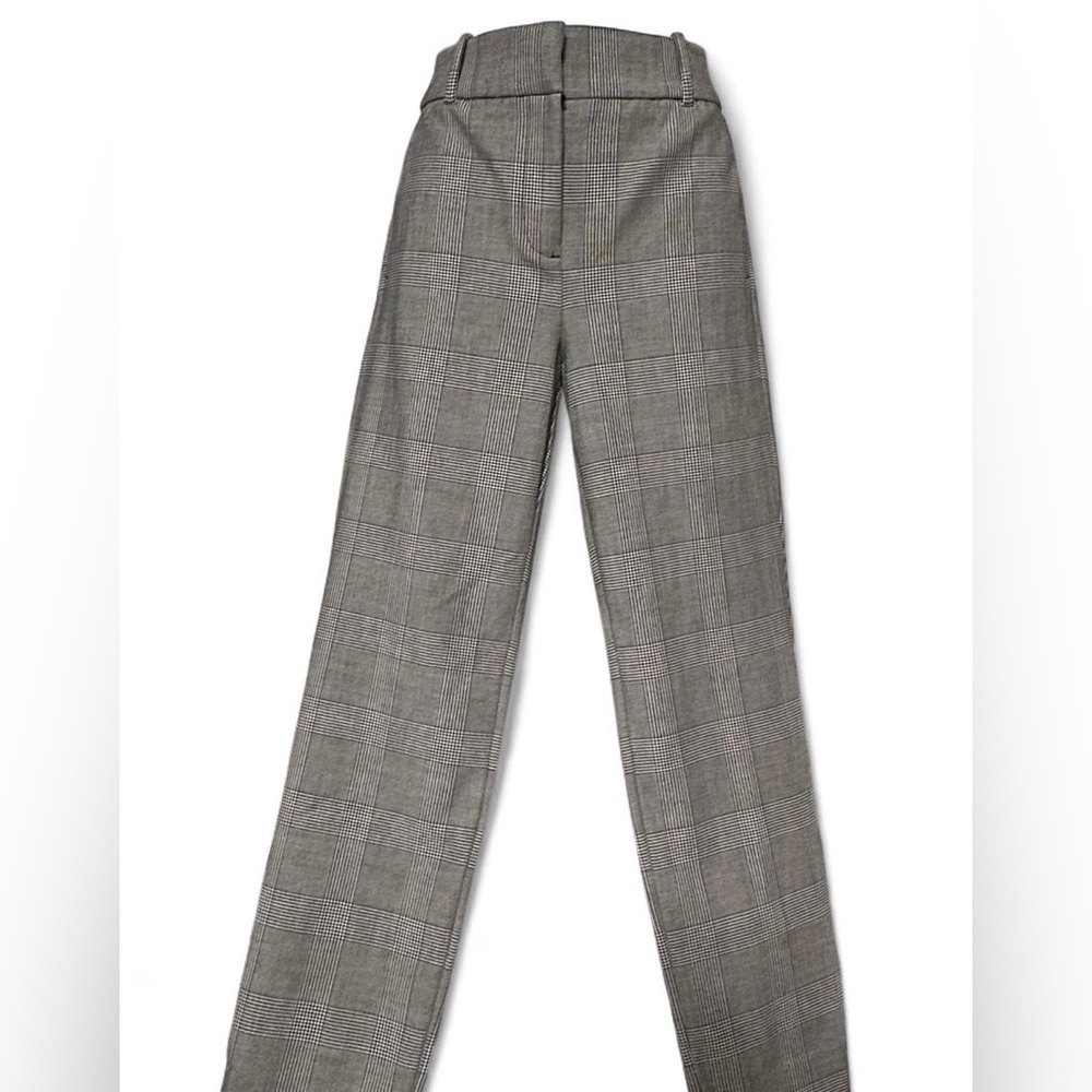 J. Crew Grey, Black and Blue Plaid Pants